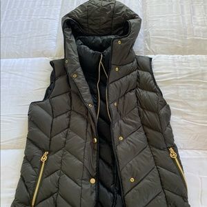 Michael Kors Puffer Vest w/attached hood